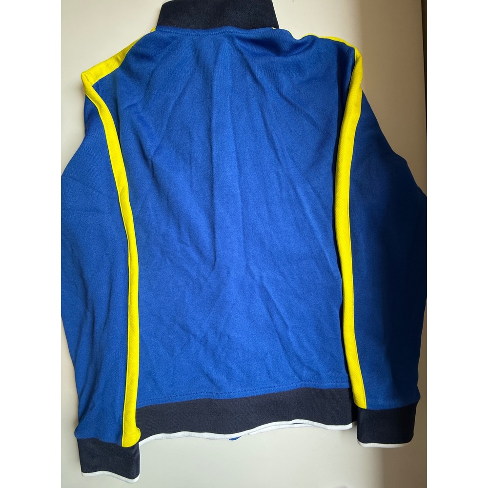 Polo Sport Ralph Lauren Track Jacket Blue Yellow Full Zip Performance Mens Large - Picture 10 of 12